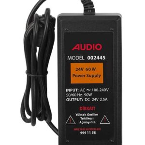 Audio 002445 60W 24V Switch Mode Güç Kaynağı