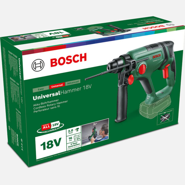 Bosch UniversalHammer 18V Akülü Kırıcı Delici (Solo)