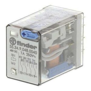 Finder 55.34.9.048.0040 4CO 10A 48V DC Minyatür Genel Amaçlı Röle