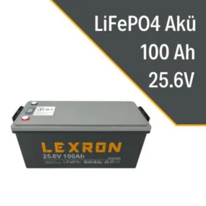 Lexron 25,6 V 100 Ah Lityum Akü