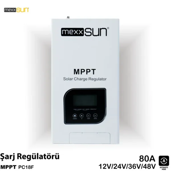 Mexxsun 80A 12/24/48V Mppt Şarj Kontrol Cihazı Regülatörü