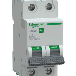 Schneider EZ9F59240 Easy 9 Pro 2P 40A 10 kA C Tipi Otomatik Sigorta
