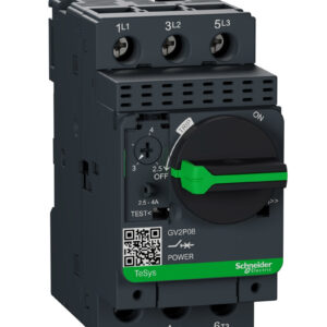 Schneider GV2P08 Tesys Gv2 2.5-4A Termik Manyetik Motor Koruma Devre Kesici